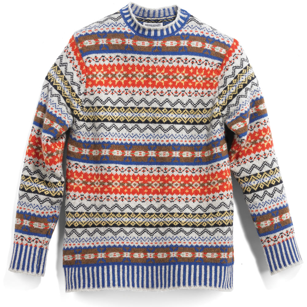 The Genuine Scottish Fair Isle Sweater - Hammacher Schlemmer