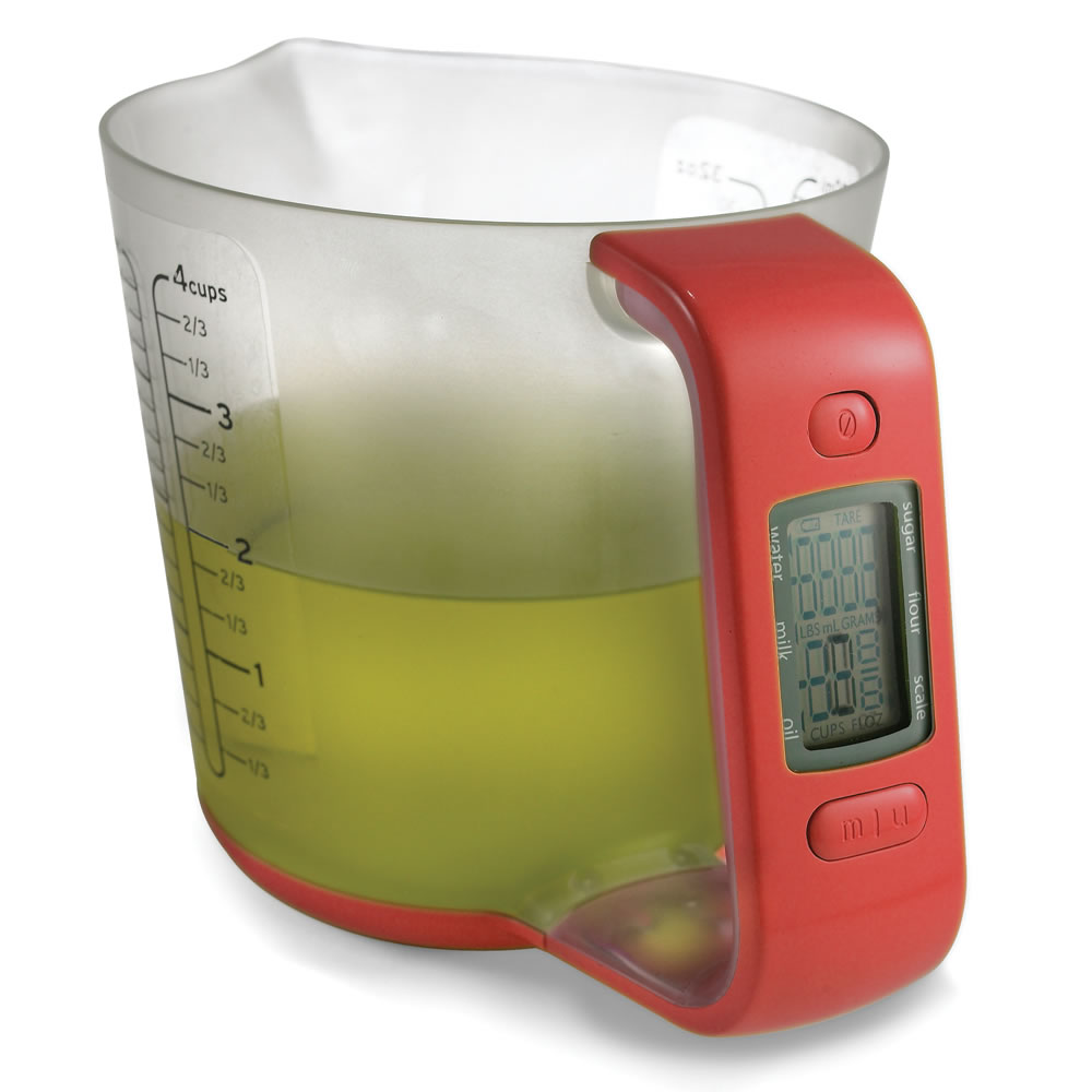 The Only Digital Scale Measuring Cup - Hammacher Schlemmer