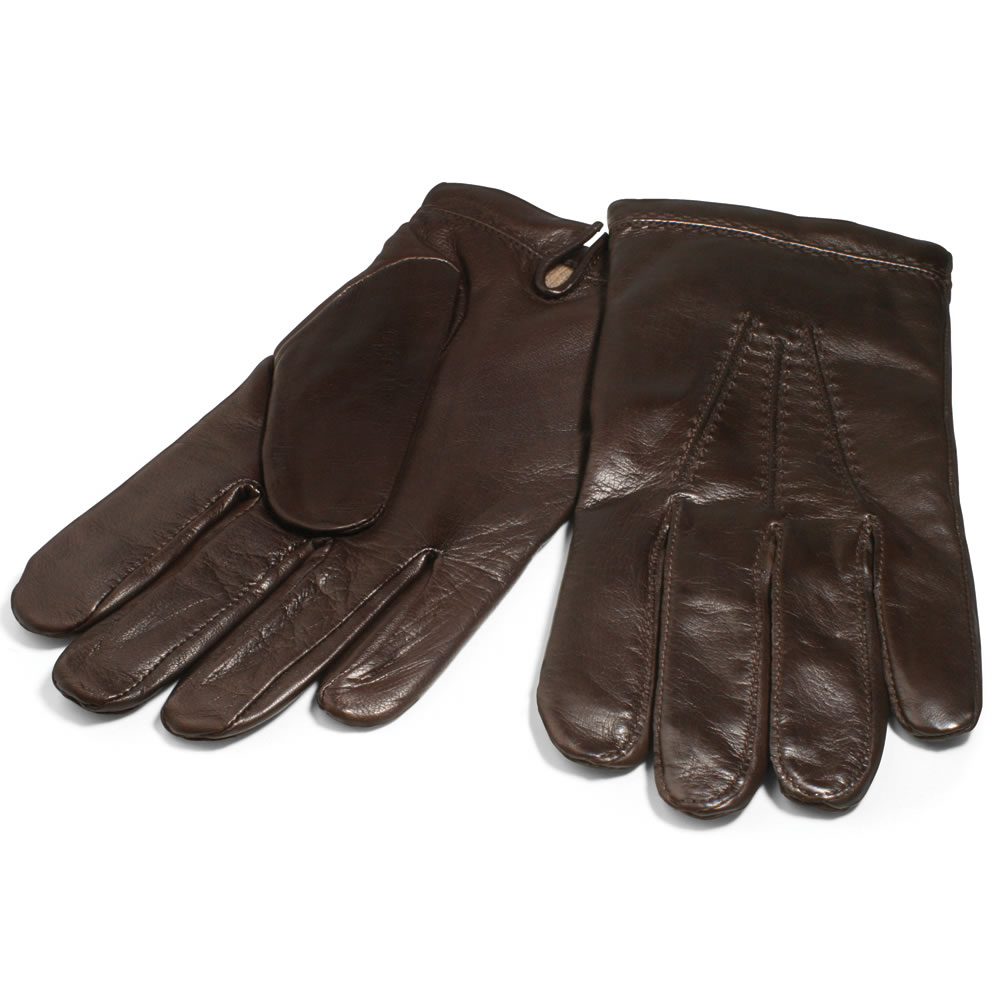 The Cashmere Lined Sheepskin Gloves - Hammacher Schlemmer