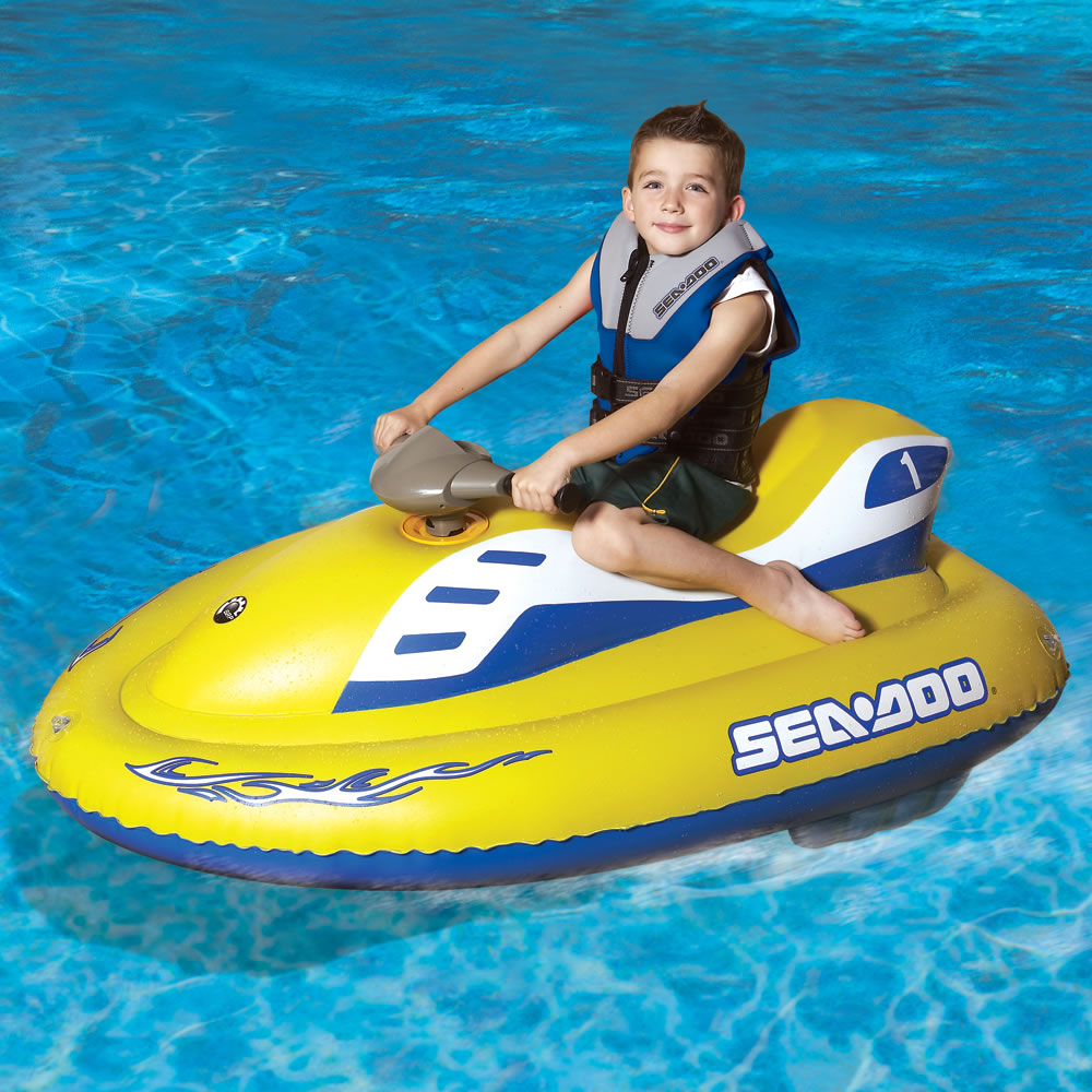 The Childrens Inflatable Sea Doo   Hammacher Schlemmer 