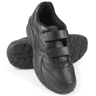 The Adjustable Spring Loaded Walking Shoes (Men's) - Hammacher Schlemmer