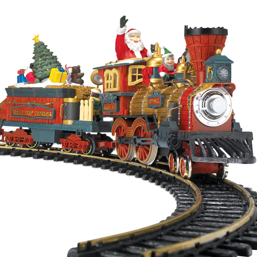 The Animated Christmas Train Set - Hammacher Schlemmer