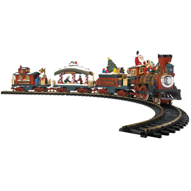 The Animated Christmas Train Set - Hammacher Schlemmer The Animated Christmas Train Set - Hammacher Schlemmer
