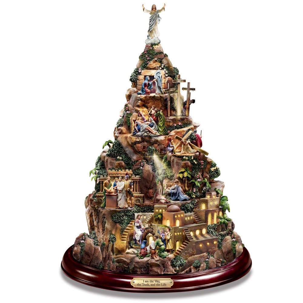 The Thomas Kinkade Faith Mountain - Hammacher Schlemmer