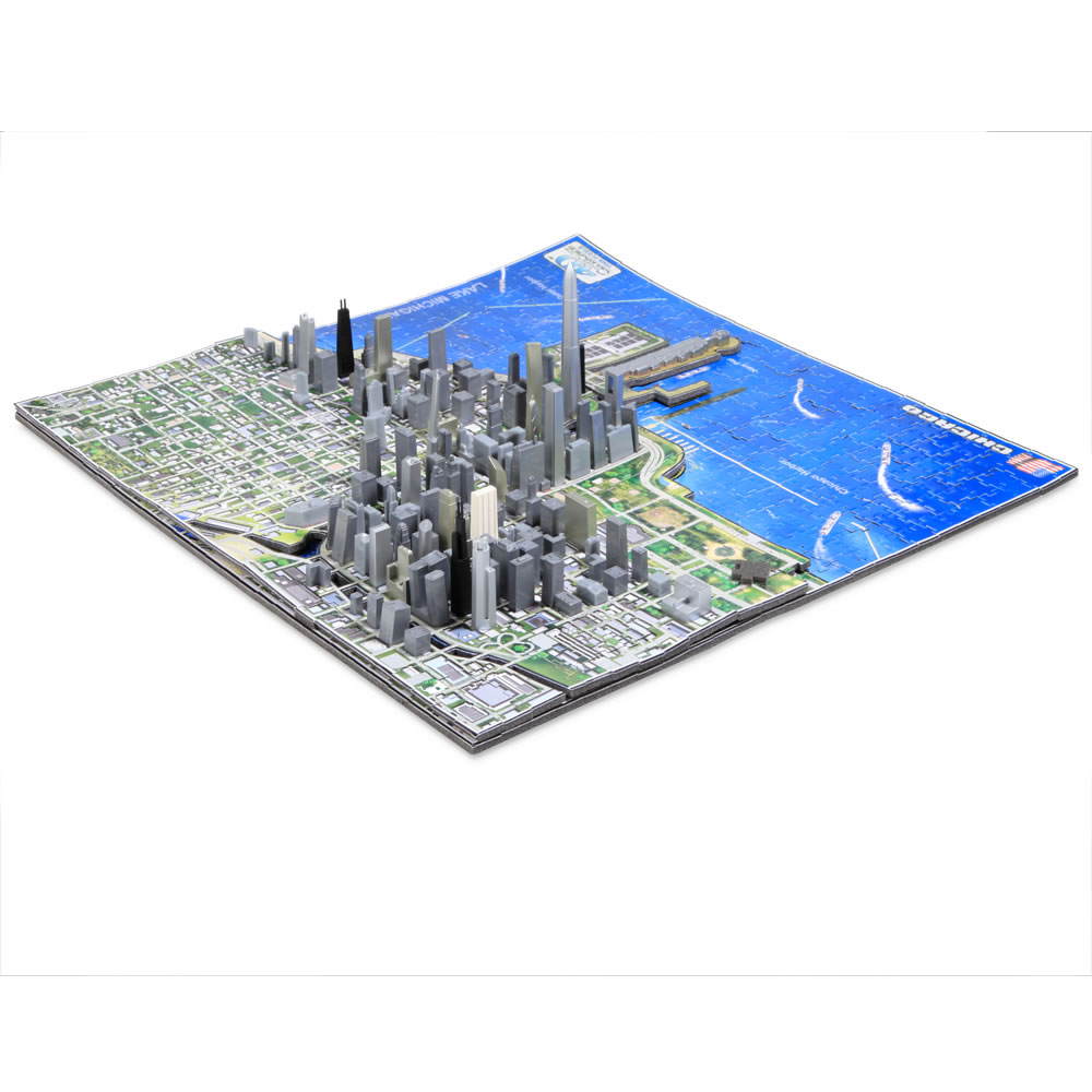 Puzzle 4d Cityscape - Time Puzzle - Chicago - puzzle - 950 pièces