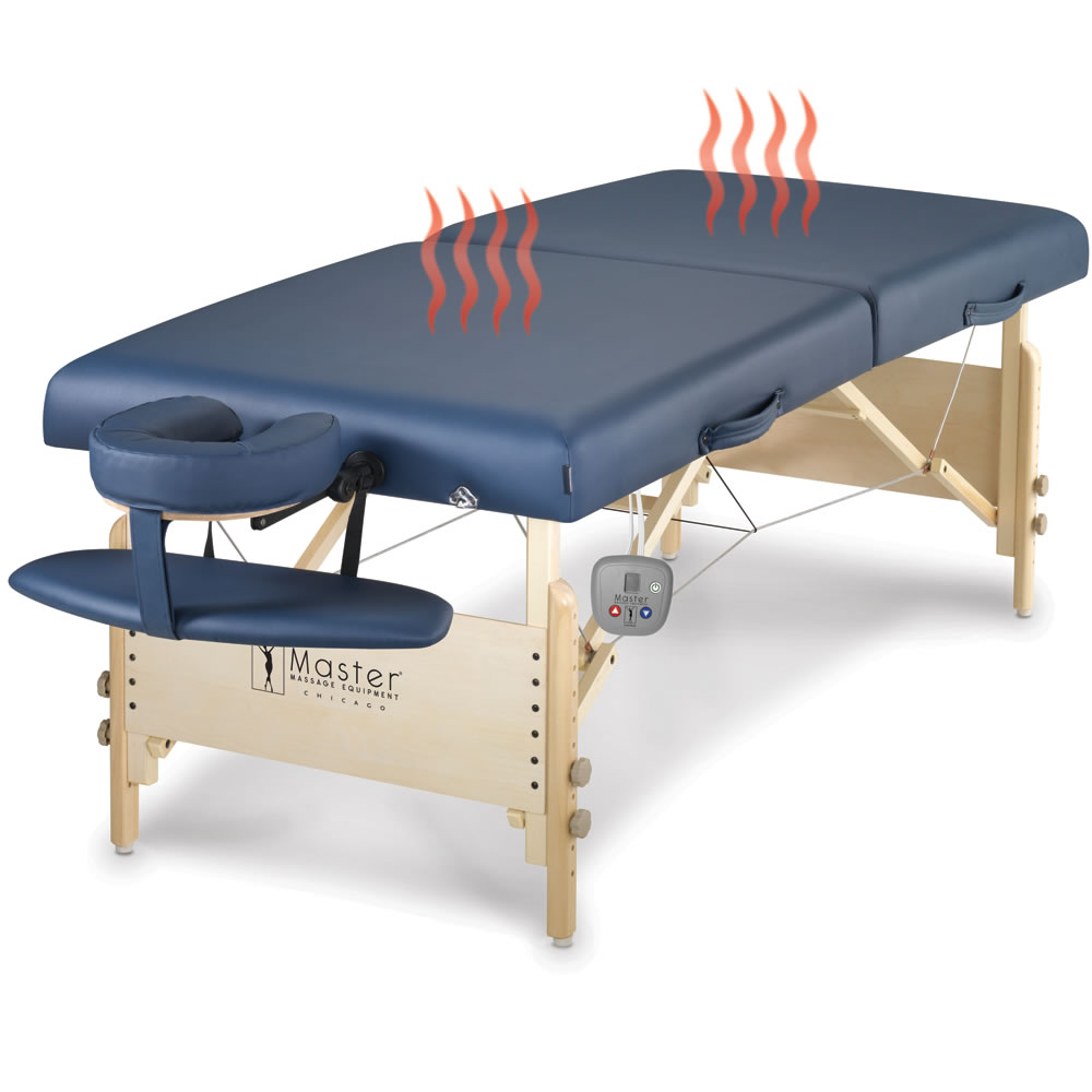 The Heated Massage Table Hammacher Schlemmer