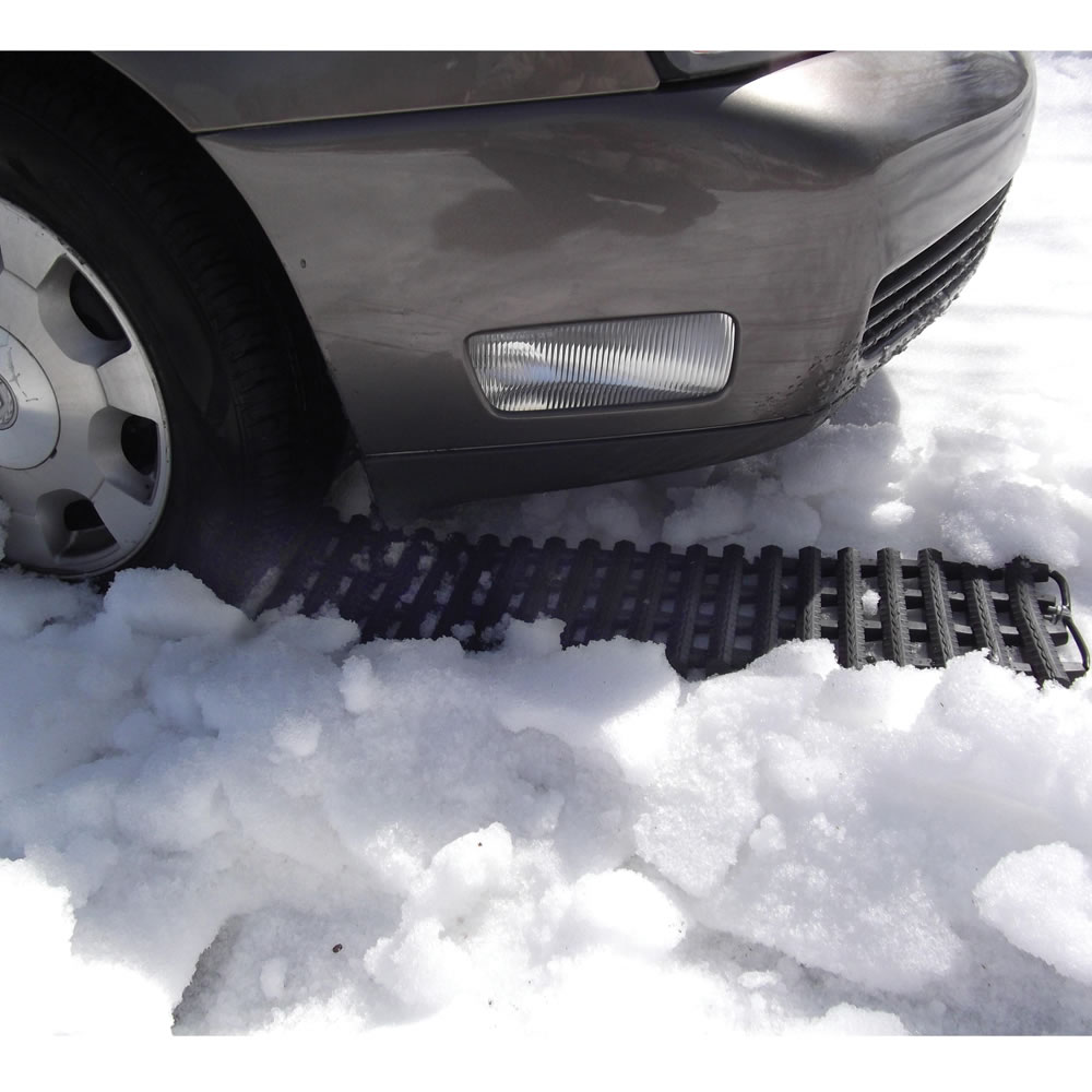 Certified Medium Vehicle Traction Mat for Snow, Ice, Mud & Sand, 2