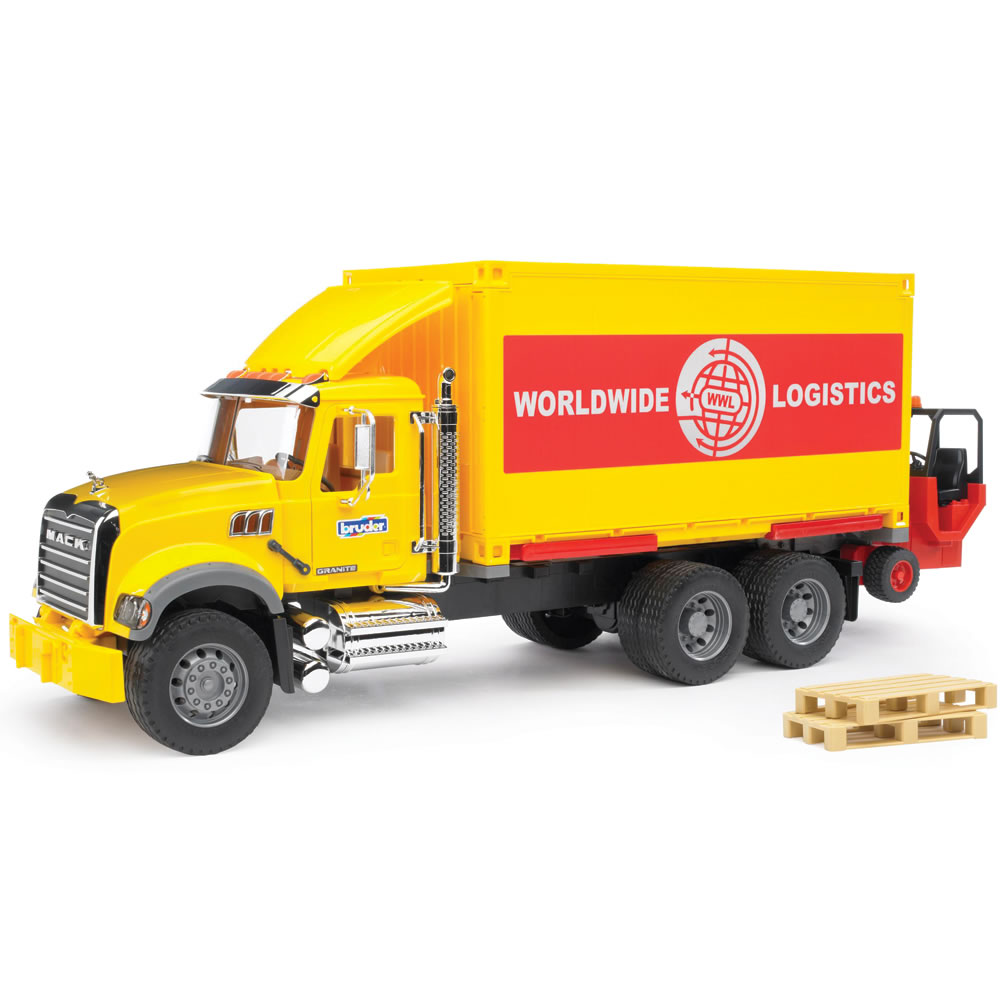 The Working Container Truck And Forklift   Hammacher Schlemmer 