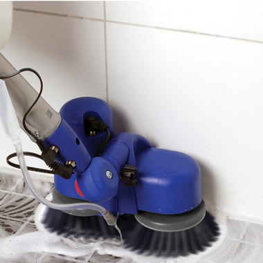 The Cordless Floor Cleaning Scrubber - Hammacher Schlemmer