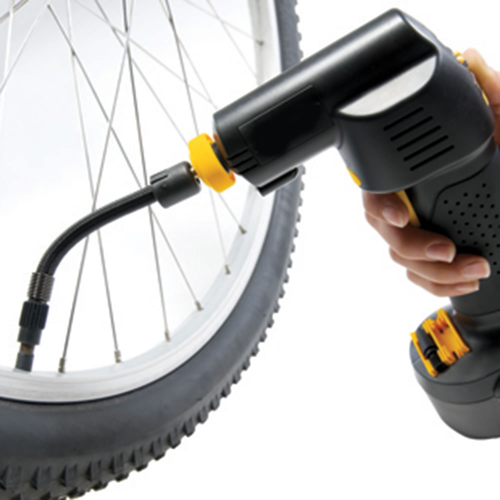 automatic bicycle pump