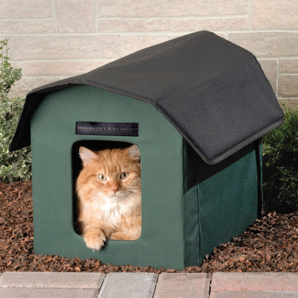 Hammacher Schlemmer Outdoor Heated Cat Shelter