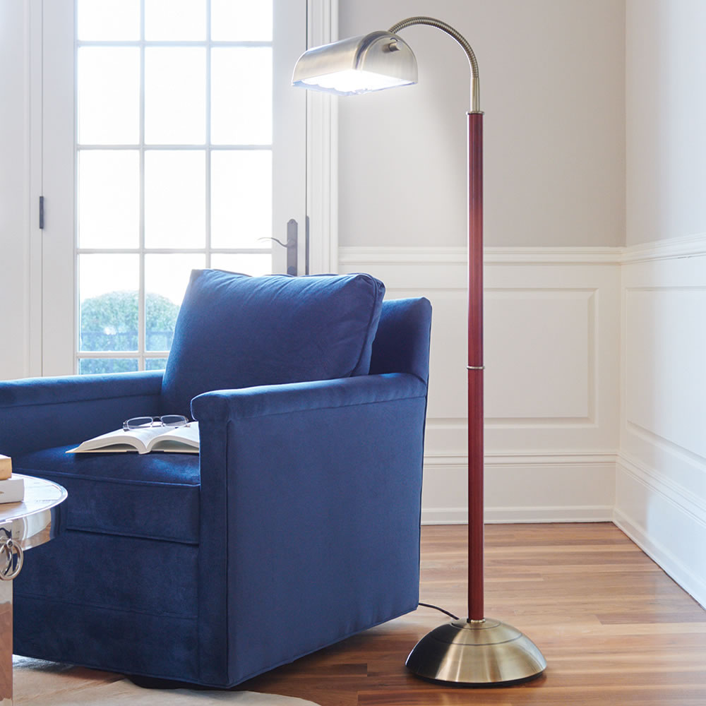 The Eyestrain Reducing Floor Lamp Hammacher Schlemmer