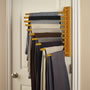 The Closet Organizing 10 Trouser Rack - Hammacher Schlemmer