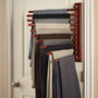 The Closet Organizing 10 Trouser Rack - Hammacher Schlemmer