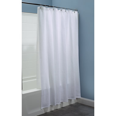 The Genuine Turkish Cotton Shower Curtain - Hammacher Schlemmer