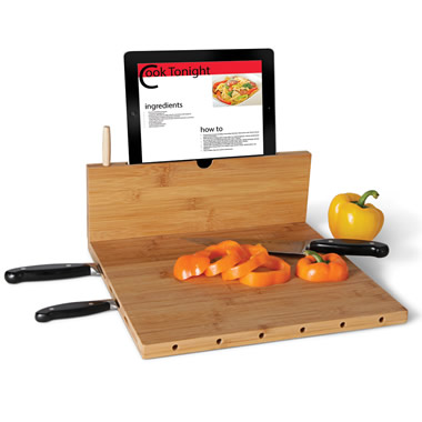 The Stovetop Cutting Board/Cover - Hammacher Schlemmer