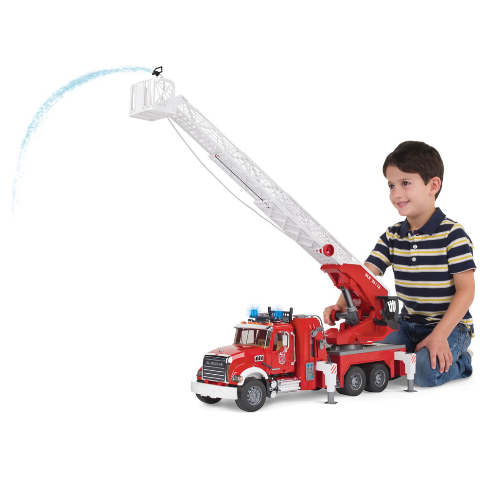 toy fire truck with working water hose