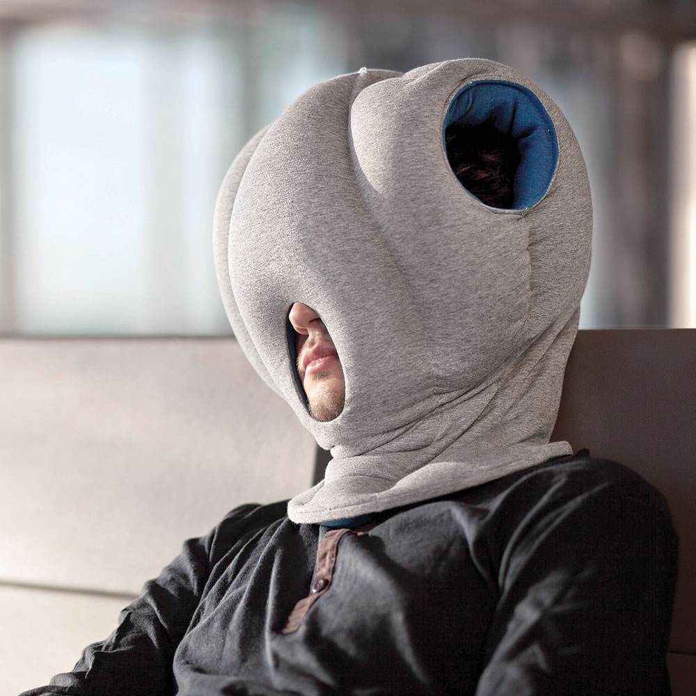 travel pillow over head
