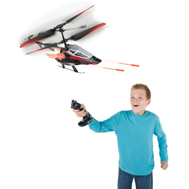 The Cyclic Stick RC Helicopter - Hammacher Schlemmer