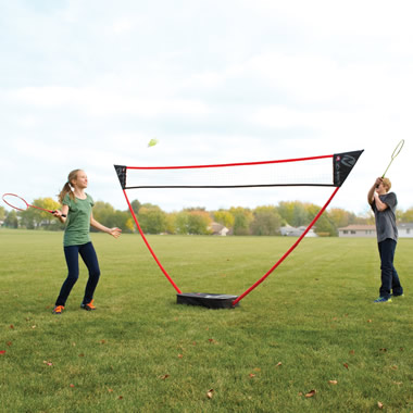 The Instant Badminton Court