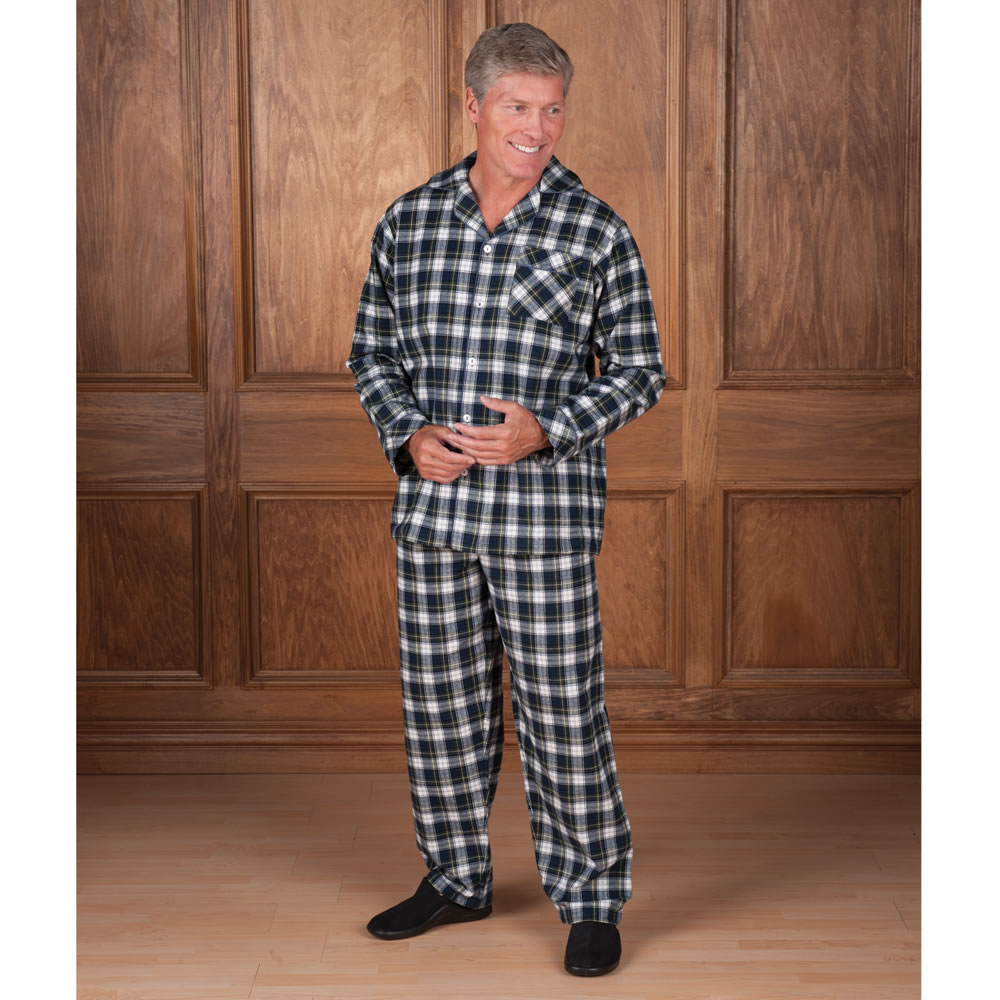 The European Flannel Pajamas - Hammacher Schlemmer