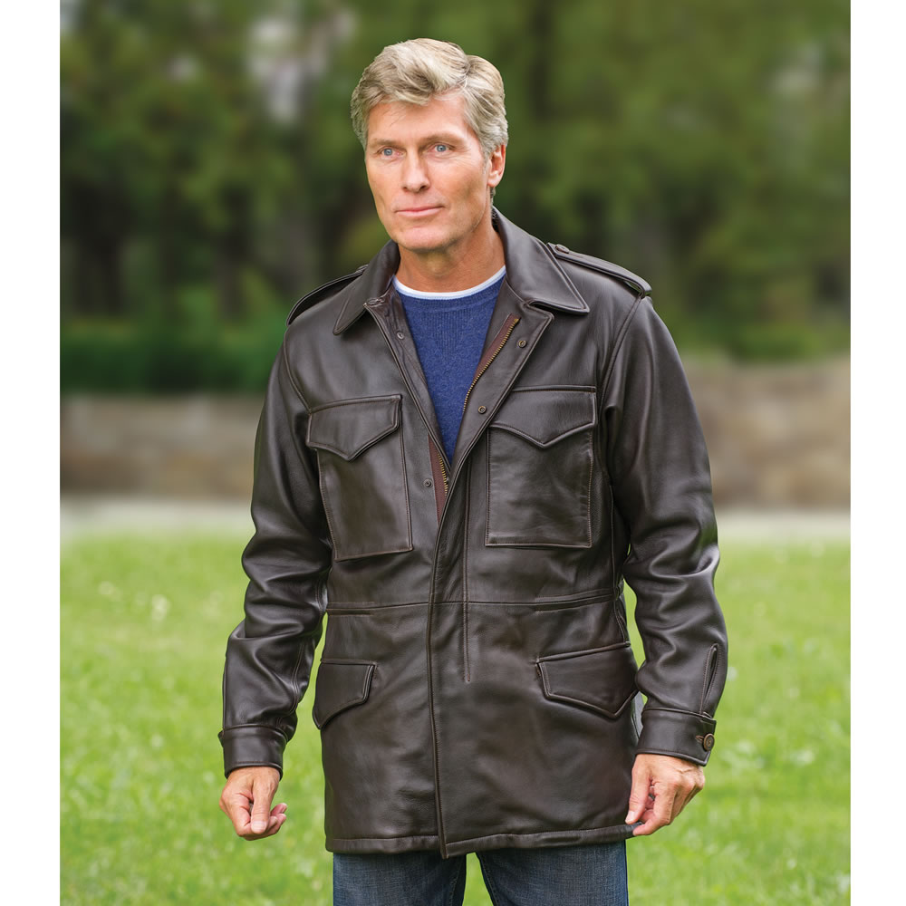The Leather M65 Field Jacket