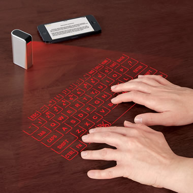 The Smartphone And Tablet Virtual Keyboard - Hammacher Schlemmer