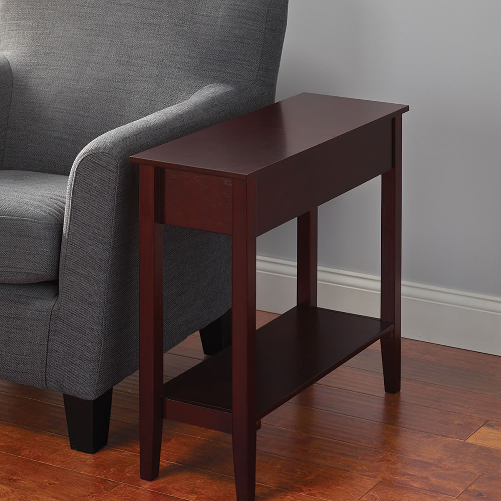 The Tight Space Storage End Table - Hammacher Schlemmer