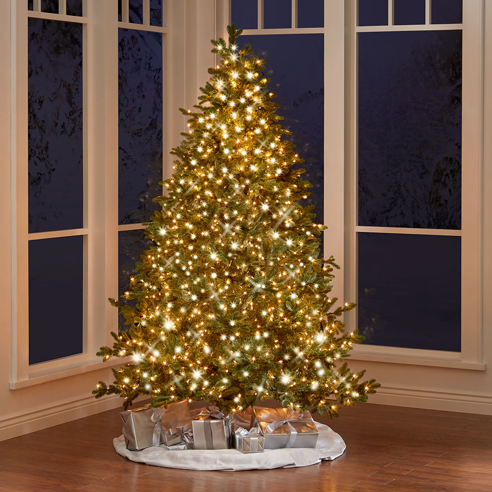 The World's Best Prelit Noble Fir (LED Lights) 2018 - Hammacher Schlemmer