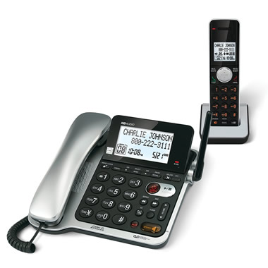 The Caller Announcing Large View Telephones - Hammacher Schlemmer