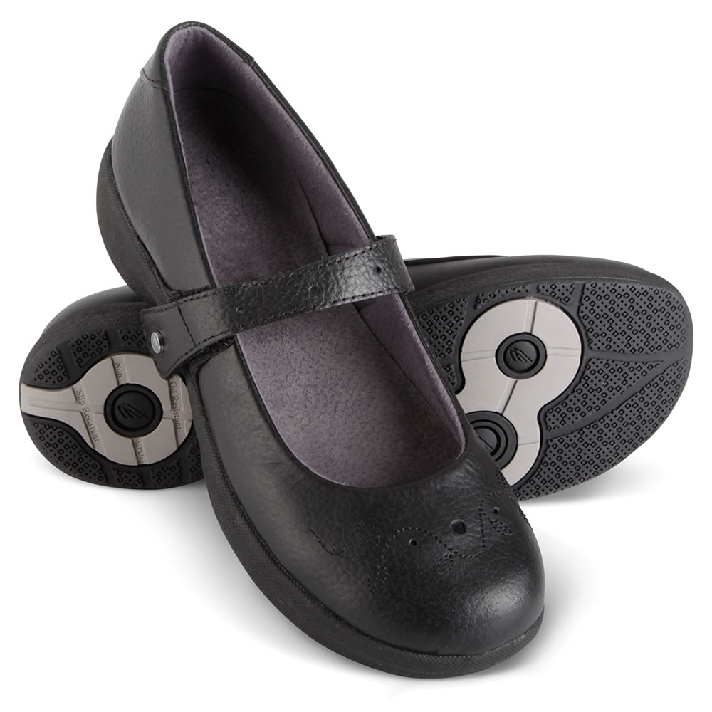 The Lady's Spring Loaded Mary Janes - Hammacher Schlemmer