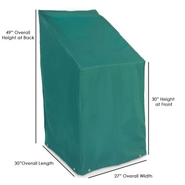 The Better Outdoor Furniture Covers (Stacking Patio Chairs Cover) -  Hammacher Schlemmer