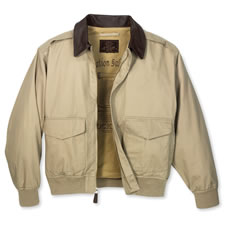 The Classic Cotton A-2 Bomber Jacket