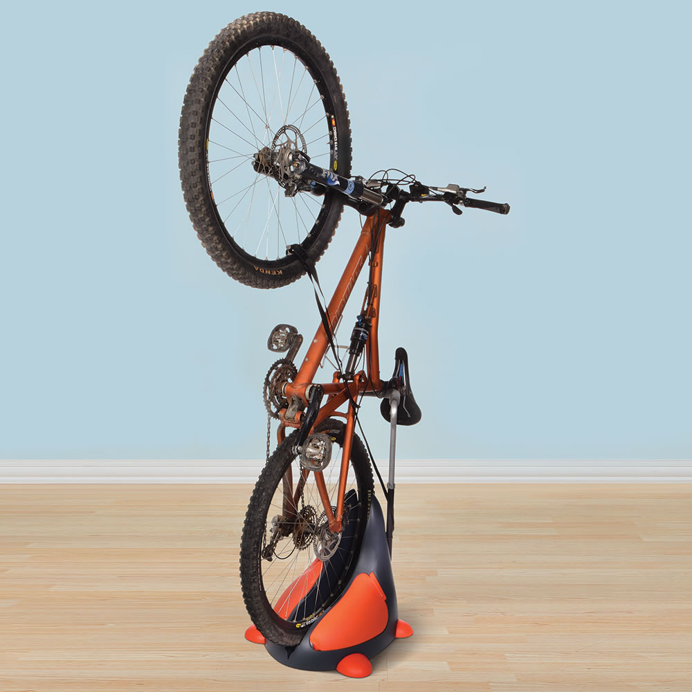 vertical floor bike stand