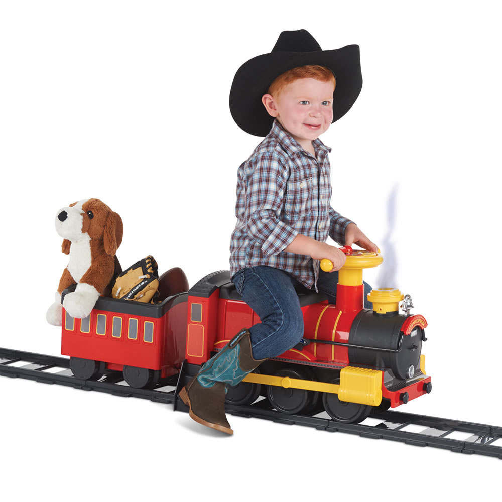 kids ride on train set