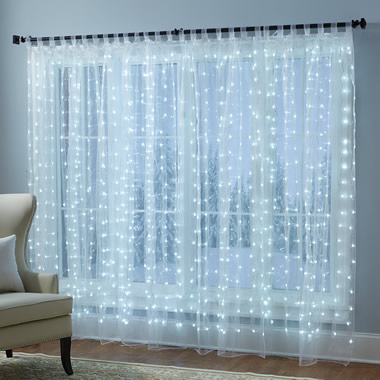 The Holiday Illuminated Sheers
