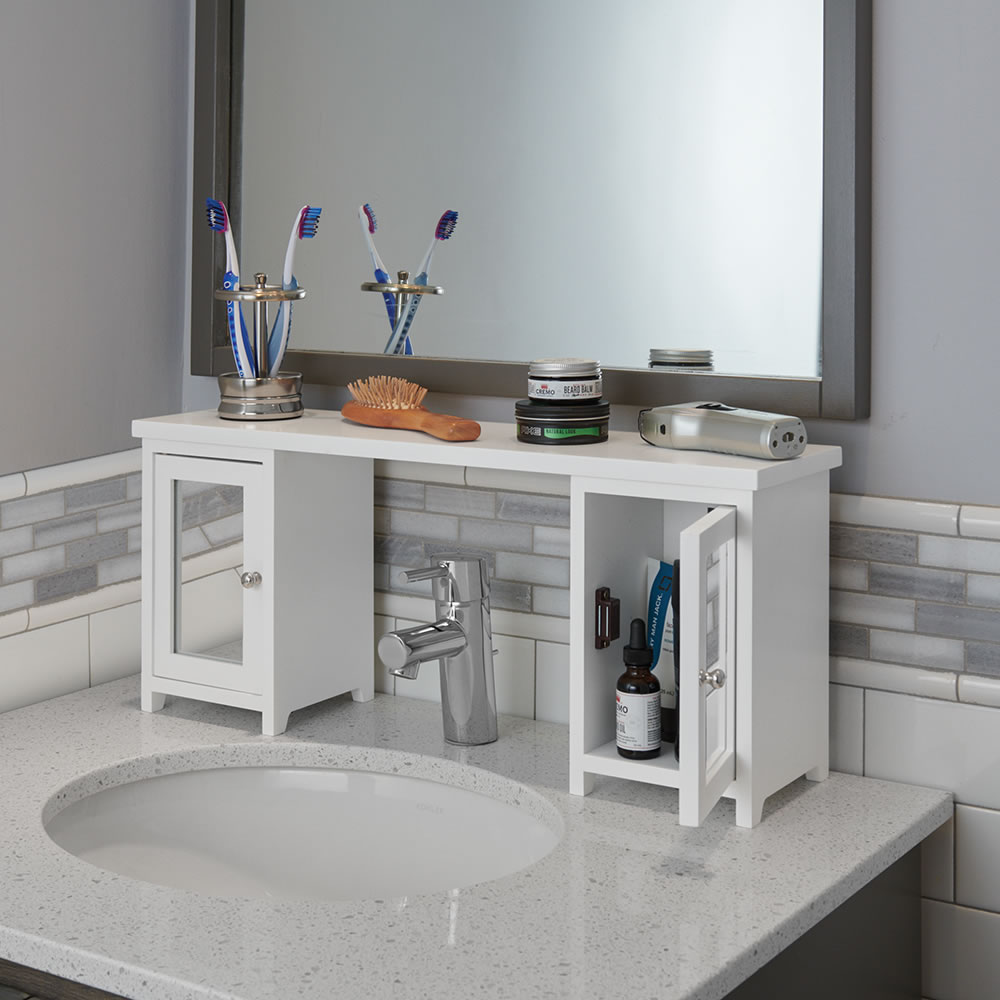 Bathroom Shelf Organizer Over the Faucet, Over the Sink Shelf