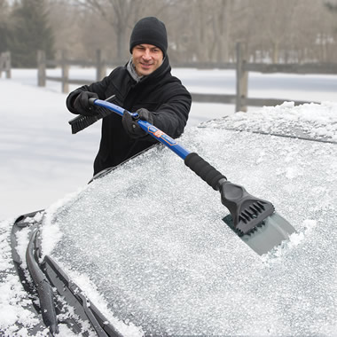 Windshield Damage Caused by Ice Scrapers