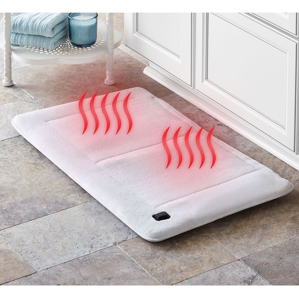 The Only Cordless Heated Bath Mat