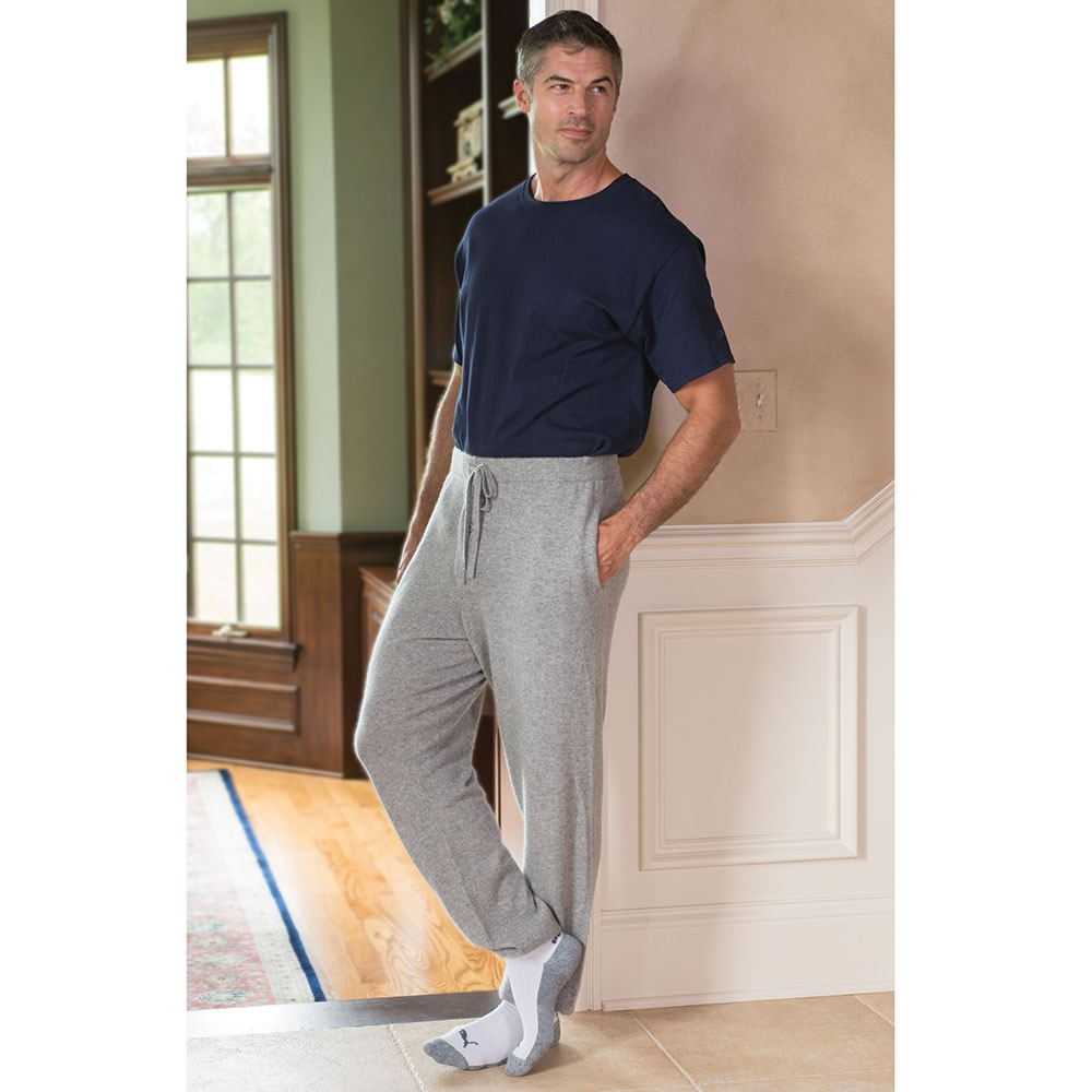 Cashmere and cotton sweatpants