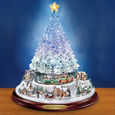 The Thomas Kinkade Color Changing Crystal Tree