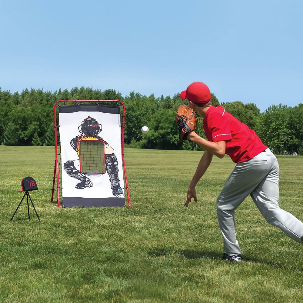 The Speed Sensing Pitching Trainer Catches Rebounds Detects Speed Lightweight 