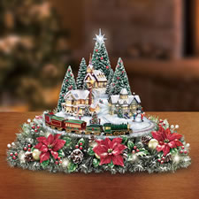 The Thomas Kinkade Illuminated Animated Centerpiece
