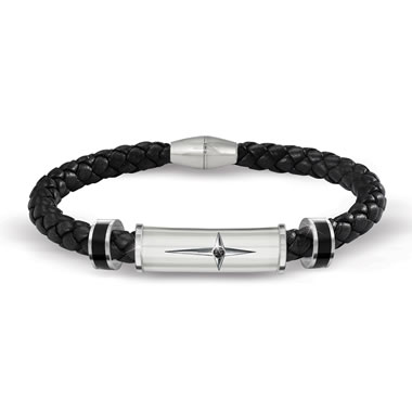 The Son and Grandson's Protection and Strength Leather Bracelet