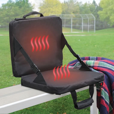 Battery Powered Heated Bleacher Seat Cushion