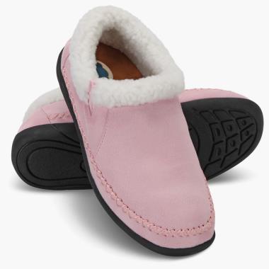 The Memory Foam Indoor/Outdoor Slippers (Women's) - Hammacher Schlemmer