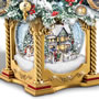 The Thomas Kinkade Snow Globe Tabletop Tree - Hammacher Schlemmer