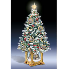 The Thomas Kinkade Snow Globe Tabletop Tree