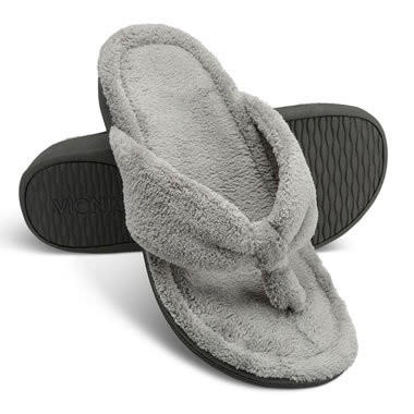 terry cloth flip flop slippers