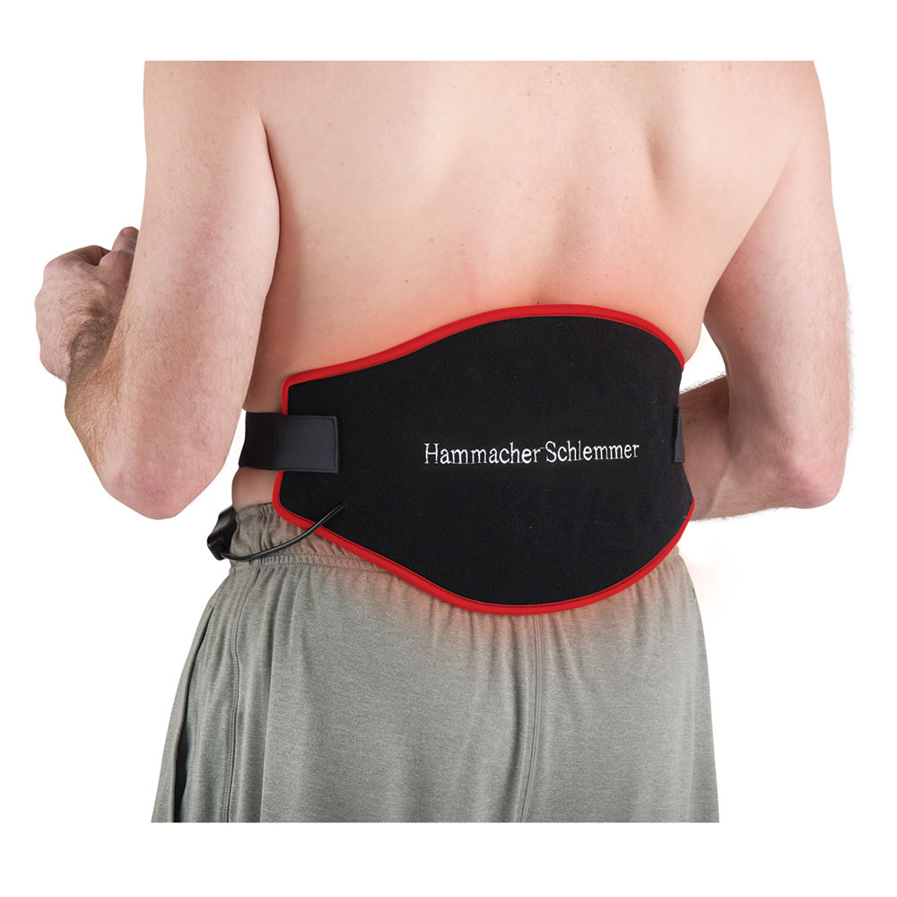 The Heated LED Back Pain Reliever Hammacher Schlemmer
